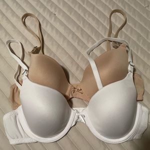 2 neutral bras size 34A